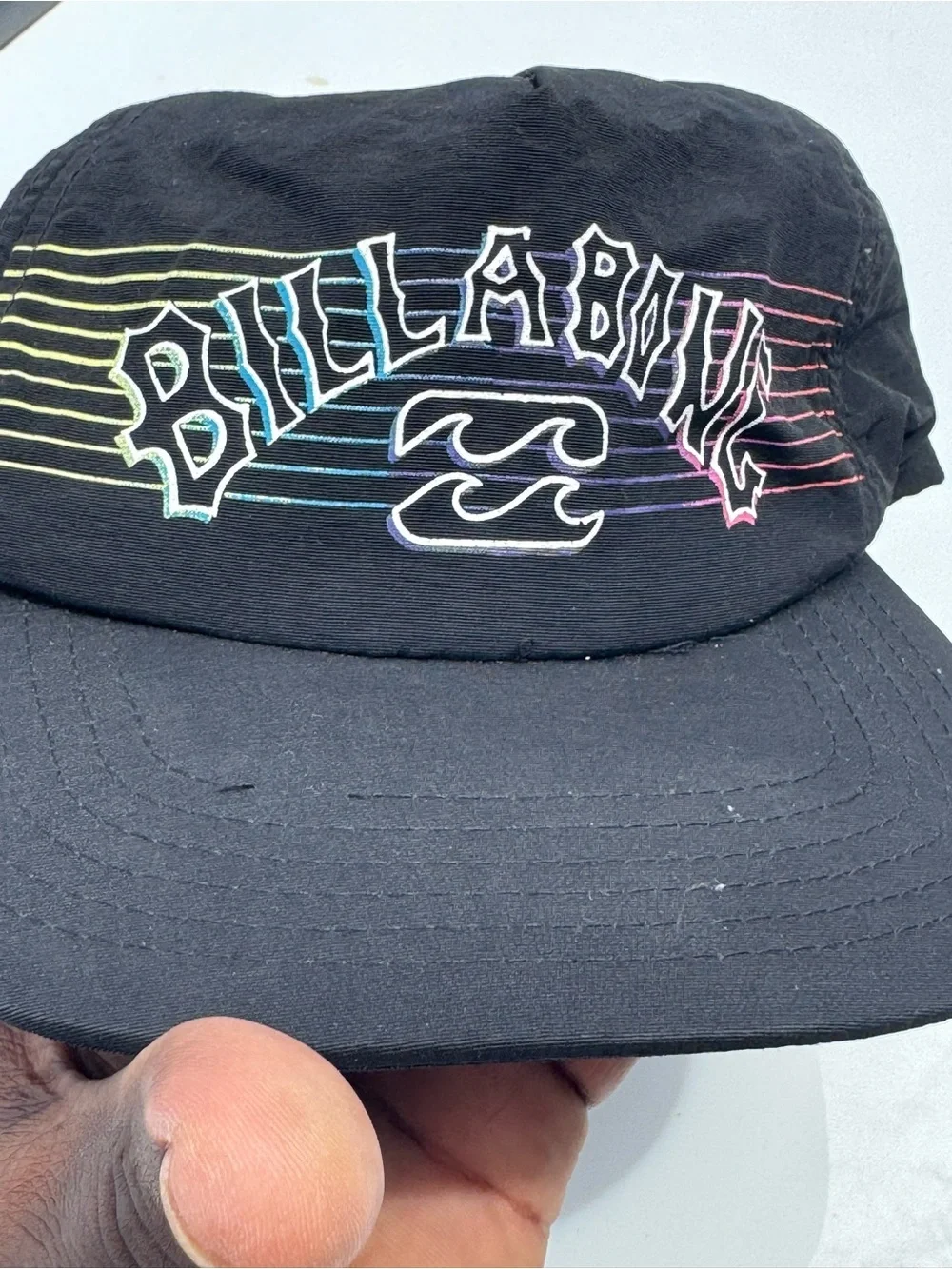 Billabong Black Rainbow Logo Cap